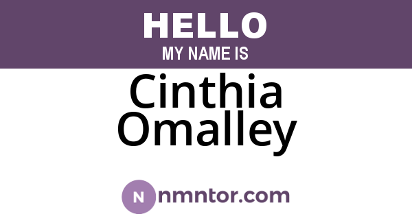 Cinthia Omalley