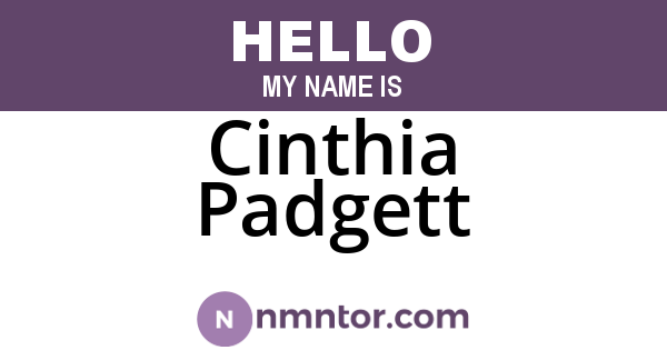 Cinthia Padgett