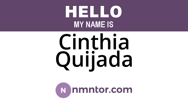 Cinthia Quijada