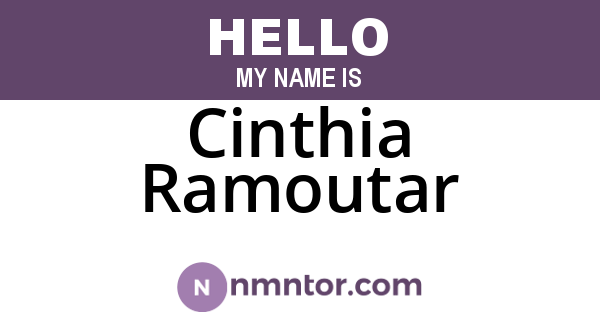 Cinthia Ramoutar