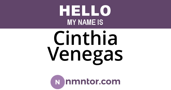 Cinthia Venegas