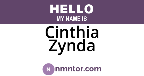 Cinthia Zynda