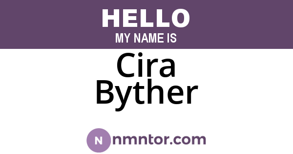 Cira Byther