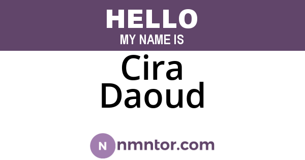 Cira Daoud