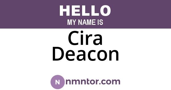 Cira Deacon