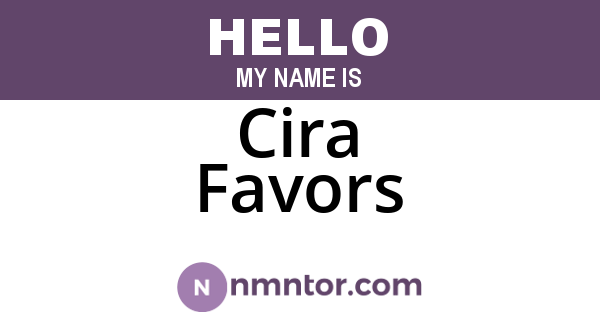 Cira Favors