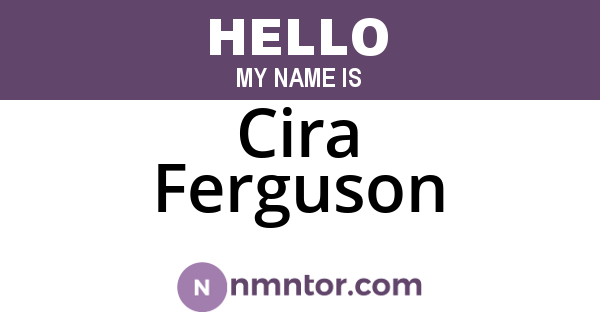 Cira Ferguson