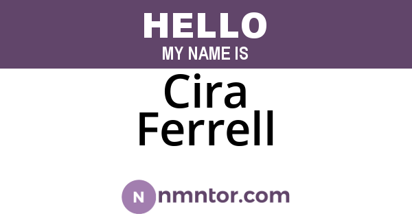 Cira Ferrell
