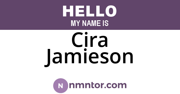 Cira Jamieson