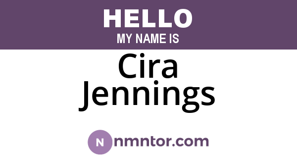 Cira Jennings