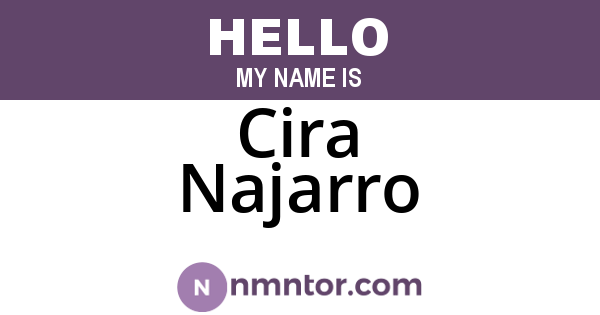 Cira Najarro