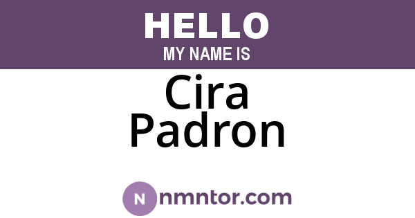 Cira Padron