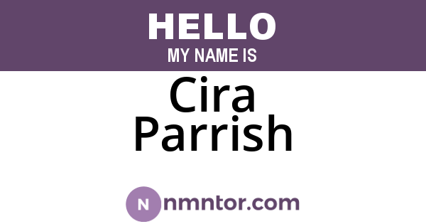 Cira Parrish