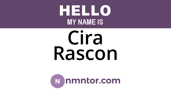 Cira Rascon