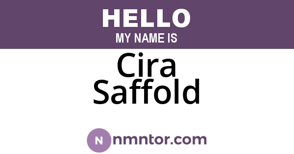 Cira Saffold