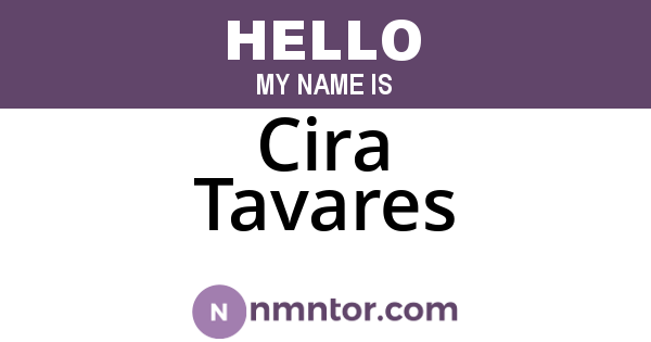 Cira Tavares