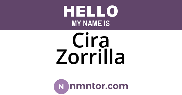 Cira Zorrilla