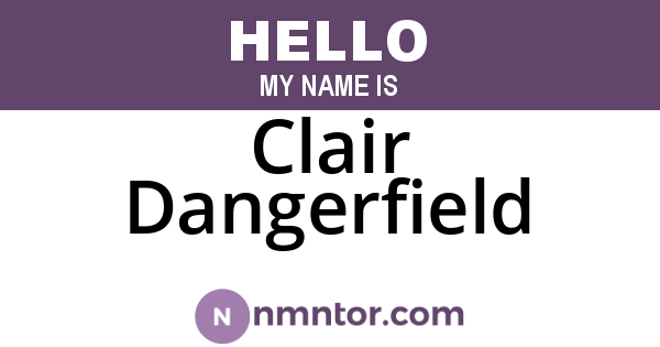 Clair Dangerfield