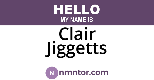 Clair Jiggetts