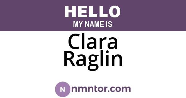 Clara Raglin