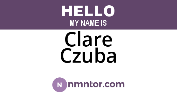 Clare Czuba