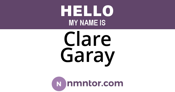 Clare Garay