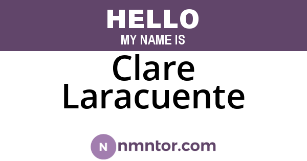 Clare Laracuente