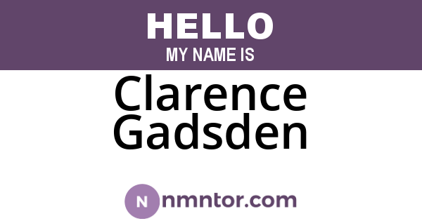 Clarence Gadsden