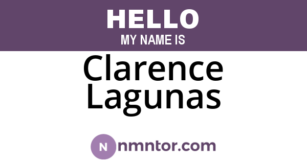 Clarence Lagunas