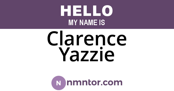 Clarence Yazzie