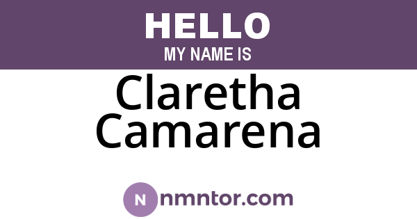 Claretha Camarena