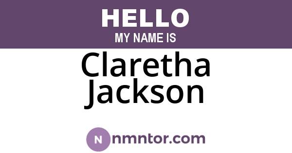 Claretha Jackson