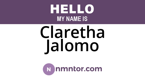 Claretha Jalomo