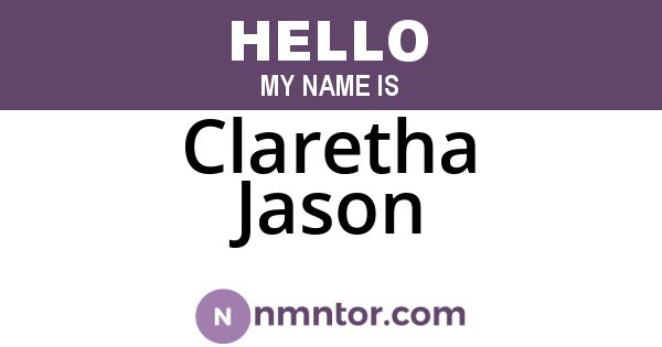 Claretha Jason