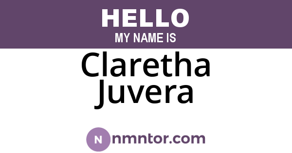Claretha Juvera