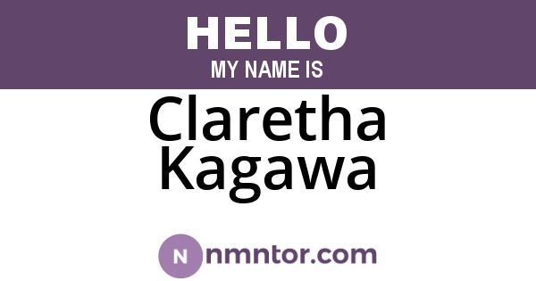 Claretha Kagawa