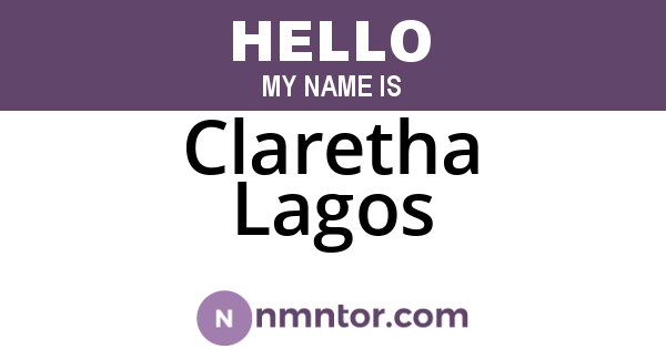 Claretha Lagos