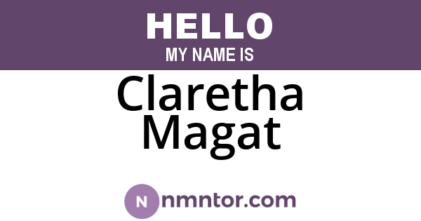 Claretha Magat