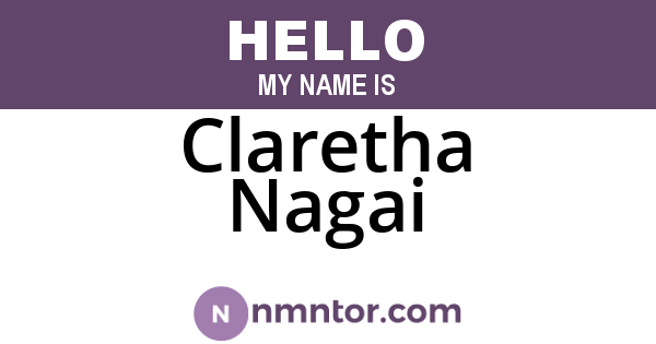 Claretha Nagai