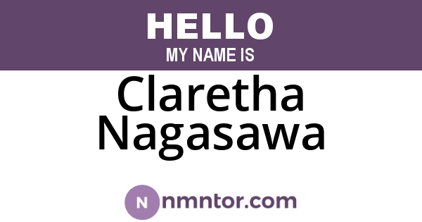 Claretha Nagasawa