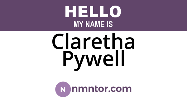 Claretha Pywell