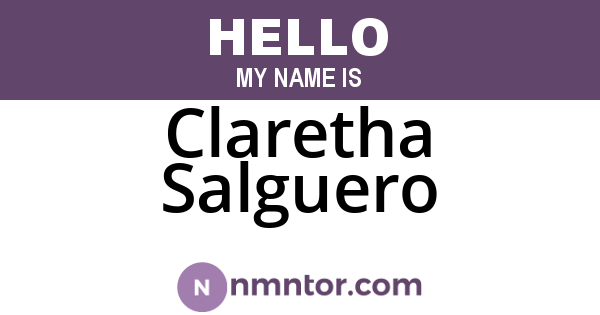 Claretha Salguero