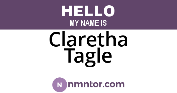 Claretha Tagle