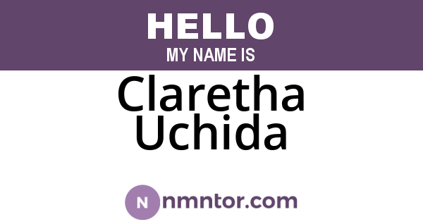 Claretha Uchida