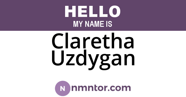 Claretha Uzdygan