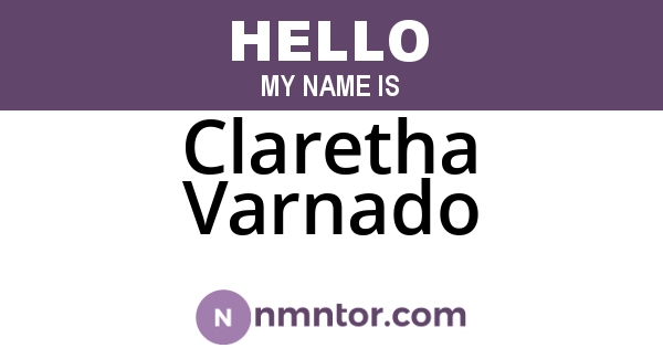 Claretha Varnado