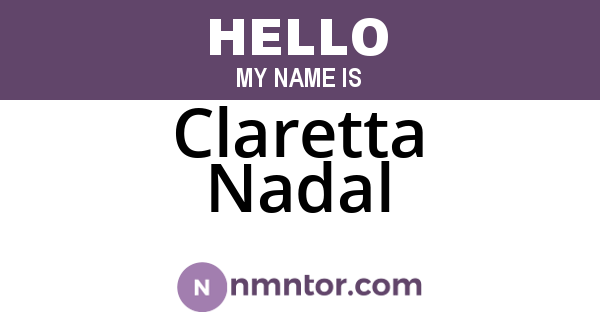 Claretta Nadal