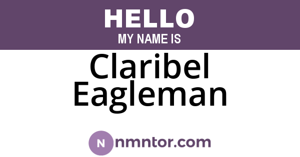 Claribel Eagleman
