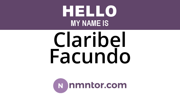 Claribel Facundo
