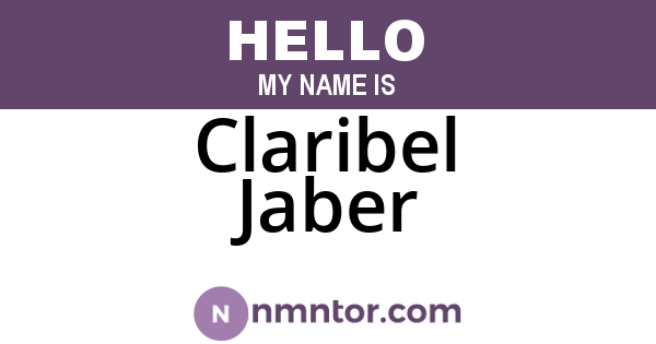 Claribel Jaber